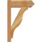Ekena Millwork Funston Rough Sawn Arts and Crafts Outlooker, Western Red Cedar, 6"W x 16"D x 24"H OUT06X16X24FST03RWR - alternate 3